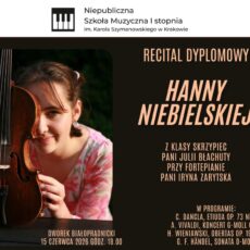 Recital dyplomowy Hanny Niebielskiej!