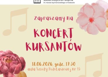 Zapraszamy na Koncert Kursantów!